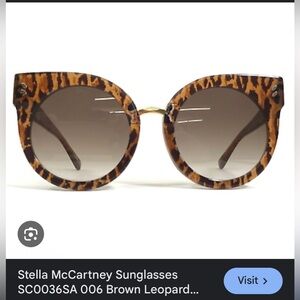 Stella McCartney Leopard Print Sunglasses